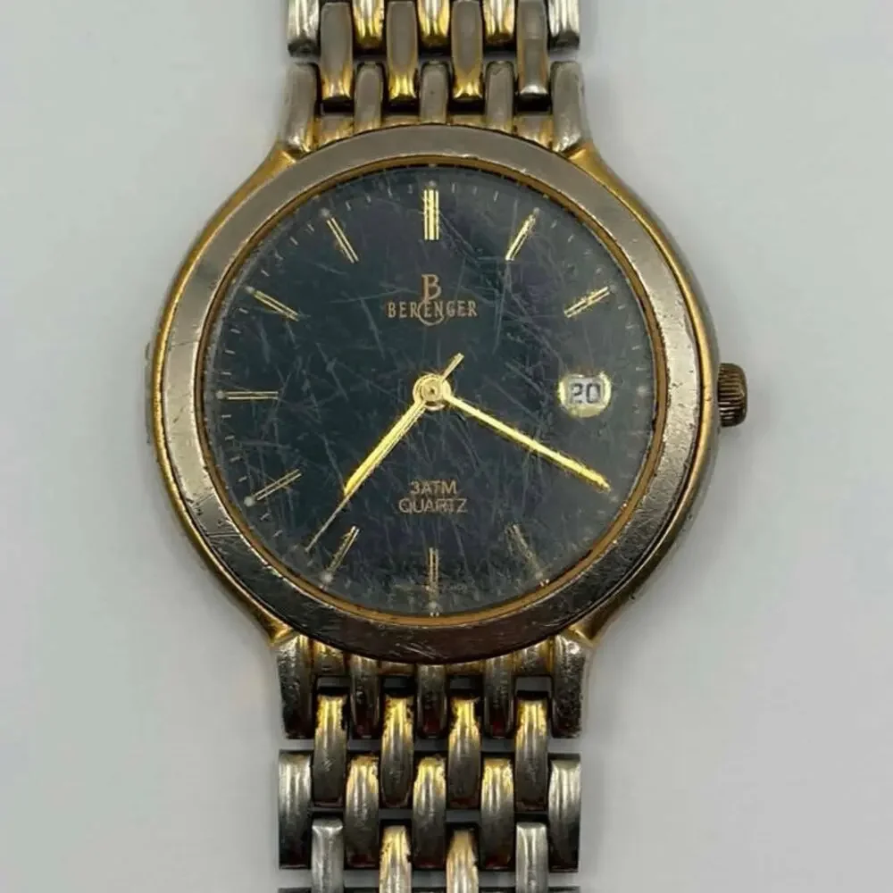 Vintage Gold & Silver Berenger Men's Watch
